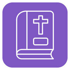 Obraz premium Bible Icon of Funeral iconset.