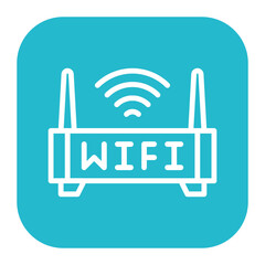 Wifi Icon of Hotel Services iconset.