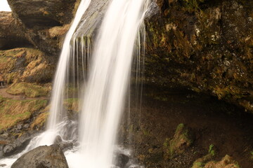 Fototapeta na wymiar Selvallafoss waterfall located in the Snaefellsnes peninsula, Iceland