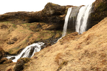 Selvallafoss waterfall  located in the Snaefellsnes peninsula, Iceland