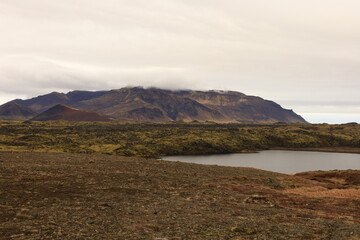 Selvallavatn is a volcanic lake located in the Snaefellsnes peninsula, Iceland