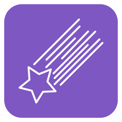 Falling Star Icon of Space Technology iconset.