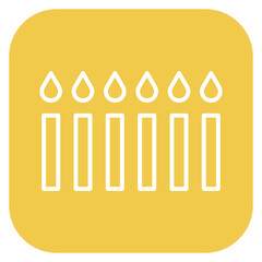 Candles Icon of Party and Celebration iconset.