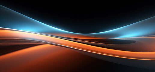 abstract fluid background, panoramic banner
