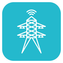 Signal Tower Icon of Smart City iconset.