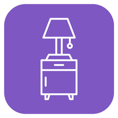 Table Lamp Icon of Library iconset.