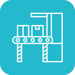 Conveyor Belt Icon of Engineering iconset.