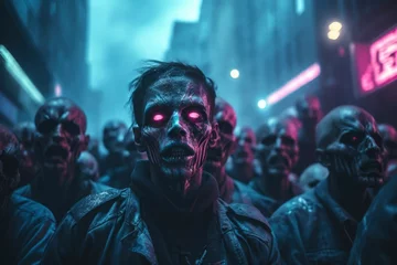 Deurstickers Photo of zombie in the city © talkative.studio