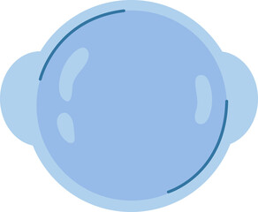 Children's plate hand drawn.