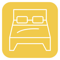 Double Bed Room Icon of Hotel Management iconset.