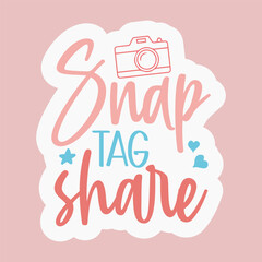 Snap tag share Sticker