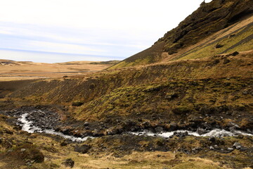 Fototapeta premium The Snæfellsjökull National Park is a national park of Iceland located in the municipality of Snæfellsbær the west of the country