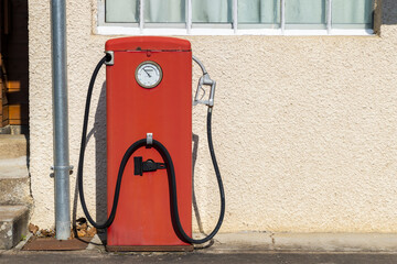 Old gas station, Marnay, Haute-Saone, France