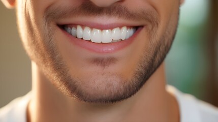 Fototapeta premium A man's perfect smile.