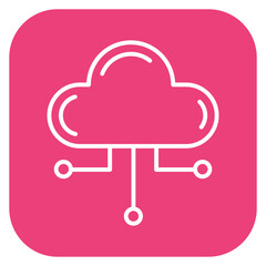 Cloud Computing Icon of Web Hosting iconset.