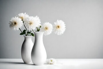 antique white ceramic vases