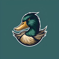 Beautiful Duck Logo, Perfect Design for Your Project and Creations, Ai Generative