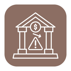 Reputational Risk Icon of Banking iconset.