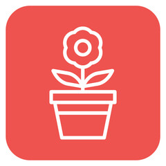 Flower Pot Icon of Family Life iconset.