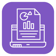 Online Reports Icon of Business iconset.