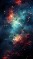 dark background, nebula, space