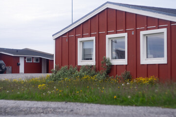 red barn in the countryside