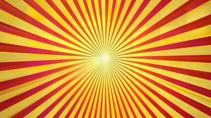 Retro Groovy Sun Rays Pattern Background

