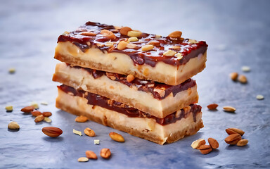 Capture the essence of Turrón in a mouthwatering food photography shot