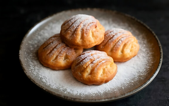 Capture the essence of Madeleine in a mouthwatering food photography shot