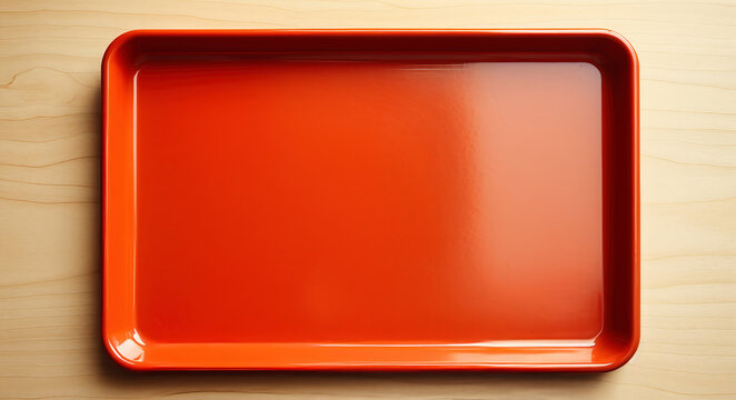 Elevate Your Product Display with an AI-Created Blank Empty Tray. 