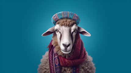 Beautiful Sheep Design, Perfect for your Project or Wallpaper, Ai Generative