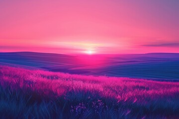 an abstract purple and pink landscape with a high-definition camera