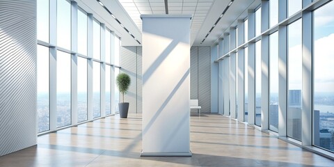 Obraz premium Roll up mockup poster