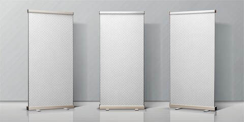 Roll up mockup poster