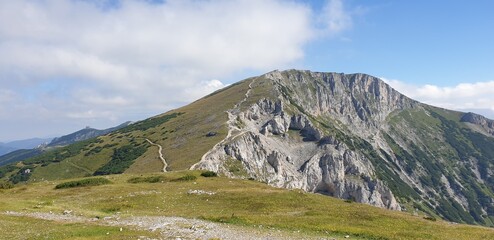 Fototapeta na wymiar Rax mountain view Austria