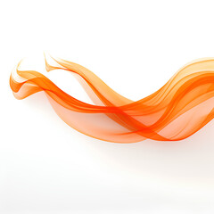abstract orange wave