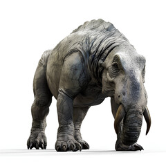 Fototapeta premium rhino isolated on white
