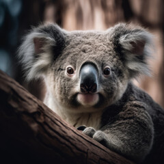 Peaceful Koala Portrait in Nature