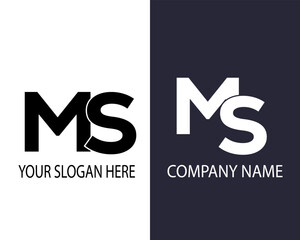 NEW BEST MS creative initial latter logo.MS abstract.MS latter vector Design.MS Monogram logo design .company logo
