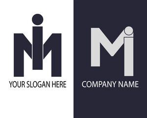 NEW BEST MI creative initial latter logo.MI abstract.MI latter vector Design.MI Monogram logo design .company logo