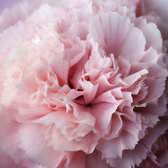 Pink Carnation Flower, close up