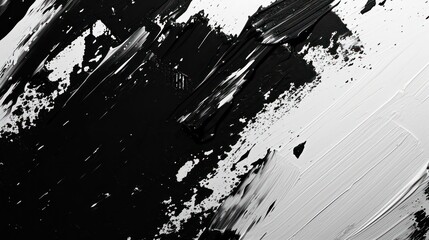 Abstract black ink texture Japan style on a white background. Water color splash. Hand brush ink on white paper. - obrazy, fototapety, plakaty