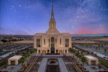 The Red Cliffs Lds temple in Saint George Utah	