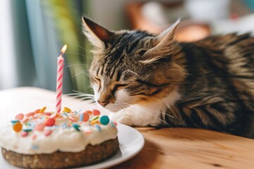 Happy birthday to a beloved furry friend! Wishing your dog a day filled with treats, belly rubs, and lots of tail-wagging fun generative ai