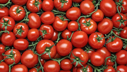 Continuous pattern of fresh tomato vegetable