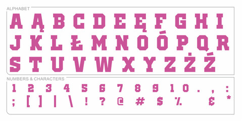 Alphabet Split Monogram, Split Letter Monogram, Alphabet Frame Font. Laser cut template. Initial monogram letters.
