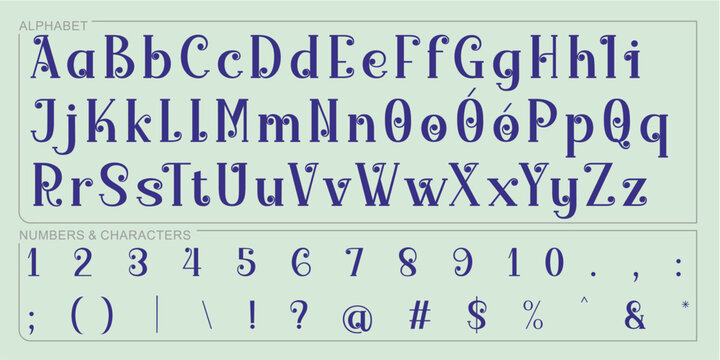 Alphabet Split Monogram, Split Letter Monogram, Alphabet Frame Font. Laser cut template. Initial monogram letters.
