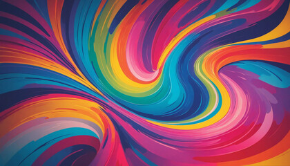 Vibrant Abstract Artistic Creation