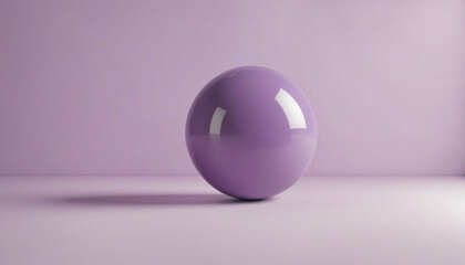 Minimalist Purple Sphere Background Design