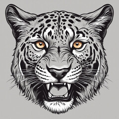 Obraz premium Panther Flat Vector Logo - 25